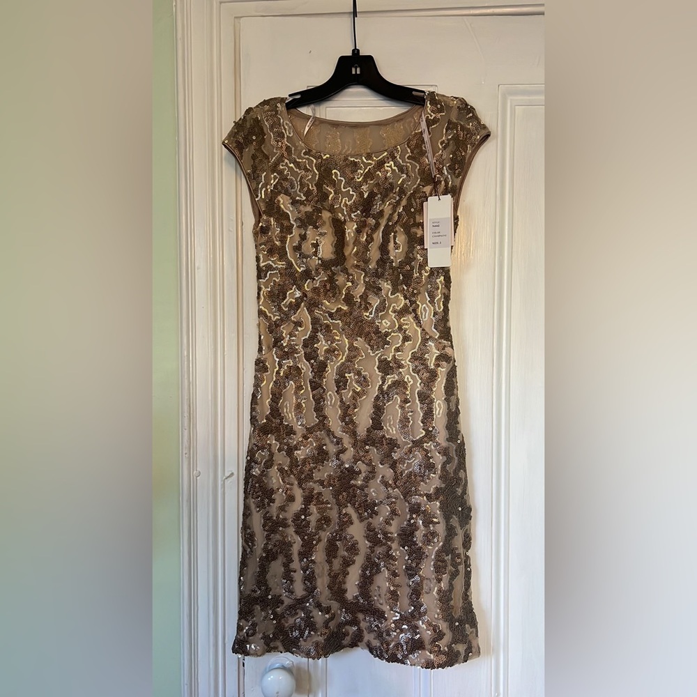Sue Wong Sequin Cocktail Dress - Sz 2 NWT